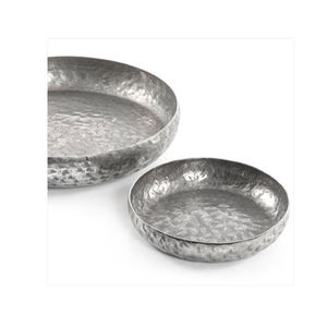 Aluminium Chocolate <b>Bowls</b> <b>Set</b> of 2 Silverware Different Sizes Ideal for Kitchen Food and <b>Dessert</b> Serving Perfect for Wedding - Product Image 2