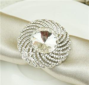 Anillo para servilletas con diamantes de imitación, de refractex, hecho en la India, calidad del Bast y precio bajo - Product Image 4