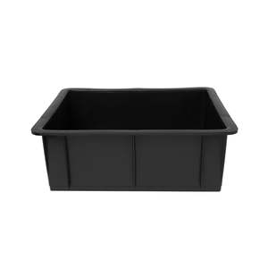 15 Liters Black Plastic Storage Organizer <b>Box</b> for Efficient Storage Solutions - Product Image 1