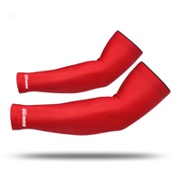 Personalizado hombres gimnasio correr codo protección compresión baloncesto voleibol fútbol deporte Uv sol ciclismo hielo seda fresco brazo manga