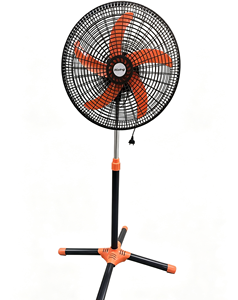 18 Inch Pedestal <b>Fan</b> 3 Speed Adjustable Height Oscillating <b>Standing</b> <b>Fan</b> Metal Guard for Household Outdoor Use - Product Image 1