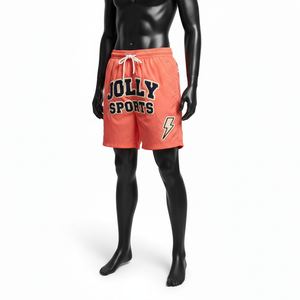 Shorts de Mujer de Alta Calidad, 200 GSM, Mezcla de Nailon, Color Rosa Coral, Ligeros, Suaves, con Logotipo Bordado Personalizado - Product Image 4