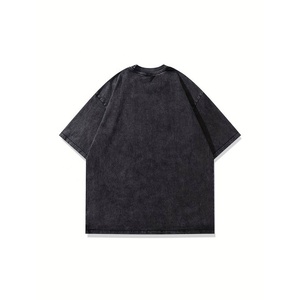 เสื้อยืดพิมพ์ลายสำหรับผู้ชายเสื้อยืดลายกรด DTF สำหรับสตรีททำจากงานตามสั่ง - Product Image 3