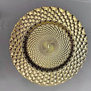 Plato de Servir Decorativo de Metal de Grado 304 para Acción de Gracias, Navidad, Fiestas, Bodas, Plato Base - Product Image 6