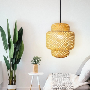 Meilleure vente abat-jour en bambou écologique taille personnalisée décoration intérieure fabricant du Vietnam fait à la main asiatique pour les couvertures de lumière - Product Image 6