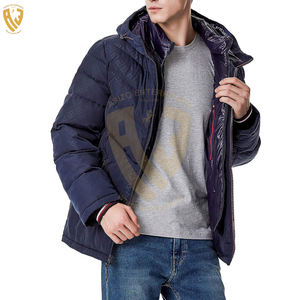 Chaqueta acolchada cálida acolchada con cremallera de gran tamaño hecha a medida con ropa de invierno de lona de alta calidad para hombres y mujeres - Product Image 5