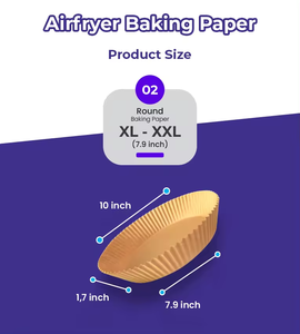 XXL Airfryer กระดาษเคลือบน้ำมันใช้แล้วทิ้งกันน้ำมันกันน้ำใช้ในการอบกระดาษรองอบกระดาษแข็งฟิล์มลามิเนตใช้ในธุรกิจ - Product Image 3