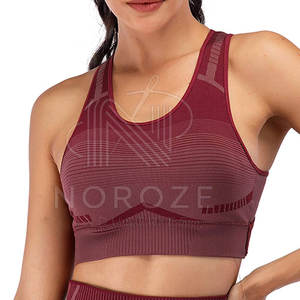 Sujetador deportivo para mujer de la mejor calidad recién llegado al mejor precio Sujetador deportivo para gimnasio y yoga sin costuras - Product Image 4