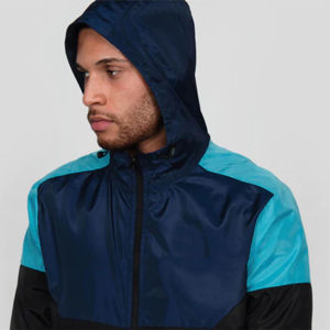 Chaqueta con capucha impermeable unisex transpirable a prueba de viento logotipo personalizado bordado invierno primavera otoño montañismo chaqueta cortavientos - Product Image 6