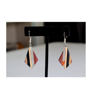 ต่างหูไม้เรซินสไตล์วินเทจสำหรับผู้หญิงของขวัญแฟชั่นต่างหูขนาดใหญ่ - Product Image 6