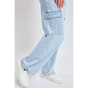 Ladies Baggy Women's <b>Pants</b> High Waist Fashionable 6 Pocket Denim Jeans Femme <b>Oversize</b> Street Style <b>Cargo</b> Jeans <b>Pants</b> Women - Product Image 5