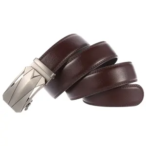Cinturones de cuero genuino para hombre de alta calidad más tamaño largo hebilla masculina Cinturón correa 2023 - Product Image 6
