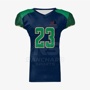 Nouveau maillot de football américain uni, design personnalisé, maillot de football américain vierge pour hommes - Product Image 1