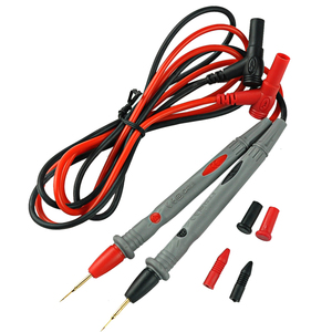 Chấ<span class=keywords><strong>t</strong></span> Lượng Cao Phổ Multimeter Probe Hai-Màu Xám Kim 10A 1000V Đầy Đủ Vỏ Bọc Dây Dẫn Bằng Đồng PVC Cách Nhiệ<span class=keywords><strong>t</strong></span> - Product Image 1