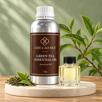 Huile Essentielle de Thé Vert Rafraîchissante Premium, Huile de Diffusion d'Arômes Frais à Base de Feuilles de Camellia Sinensis, Savon et Bougie en Gros