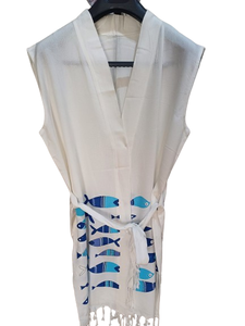 Kimono motif turc Viscose tissu robe de plage femmes séchage rapide léger plage piscine hôtel Spa maison taille Standard - Product Image 6