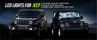 Faro LED de 7 Pulgadas para Jeep CJ 5/ CJ7/ CJ8/ TJ/ JK/ JL 12V 6000LM Modificado con Certificación E-Mark DOT para Todos los Vehículos