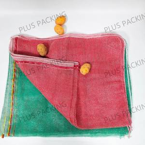 Sacs en maille Leno PP/PE personnalisés en gros avec cordon de serrage pour fruits et légumes - Product Image 1