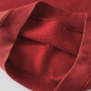 Venta al por mayor Sudadera de cuello redondo vintage ropa de calle lavado jersey de manga larga 100% algodón lavado ácido sudaderas con capucha BAR - Product Image 6