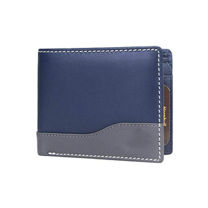 Cartera Unisex de Cuero Genuino GENTS GARB, Estilo Vintage, Protección RFID, Forro de Poliéster, Multifuncional, Gran Capacidad para Efectivo y Tarjetas - Product Image 1
