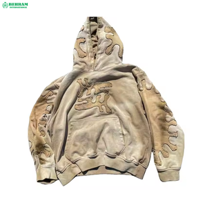 Sweat-shirts à capuche unisexes grande taille, fabricants de sweats-shirts personnalisés, 360 g/m², polaire/tissu éponge français, 100% coton, sweat-shirt d'hiver écologique - Product Image 5