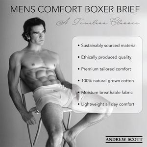 Calzoncillos bóxer prémium para hombre, tejido suave, tacto refrescante, flujo de aire, elasticidad adaptable, diseño de soporte, protección contra rozaduras, ajuste estable. - Product Image 5