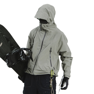 Chaqueta de snowboard de esquí con aislamiento de aventuras de invierno de talla grande para hombre, pantalones cortos transpirables cortavientos impermeables para deportes al aire libre - Product Image 1