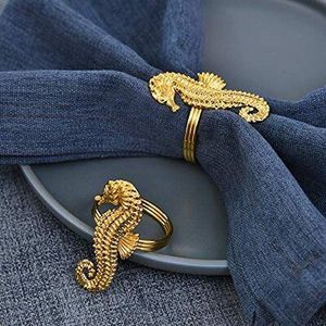 Elegant decorative metal napkin ring set for dining <b>table</b> decoration with timeless design perfect for any occasion - Product Image 4