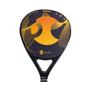 Raquette de paddle professionnelle en fibre de carbone, design OEM, 3K/12K/18K, puissance de rotation supérieure, raquettes de paddle de haute qualité avec grip EVA, prix d'usine - Product Image 3