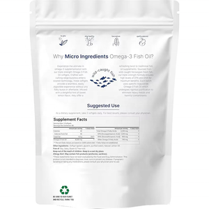 Integratori Alimentari di Alta Qualità OEM, Capsule di Olio di Pesce Omega 3 DHA & EPA, Capsule Morbide di Olio di Pesce di Acque Profonde - Product Image 3