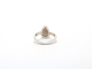 Anillos de piedras preciosas en forma de lágrima minimalistas de Plata de Ley 925 de alta calidad al por mayor, ropa de dedo Vintage para artículos de regalo - Product Image 6