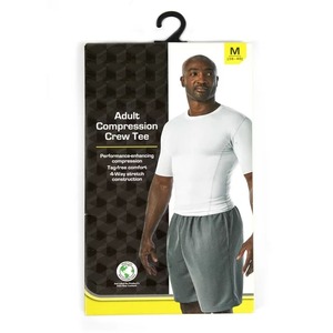 2024 llegada hombres blanco 100% algodón sin costuras gimnasio desgaste manga corta compresión Tops para la venta hombres Rash Guards - Product Image 3