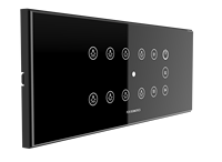 Interruptor de Pared Inteligente WiFi TUYA, Control Remoto Inalámbrico, 08 Luces Encendido/Apagado, Panel de Vidrio Templado NFC, Compatible con Google Assistant y Alexa