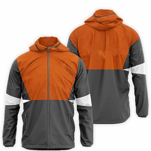 Veste de randonnée respirante pour hommes, imperméable, légère, coupe-vent avec capuche, logo personnalisé, service OEM, coupe-vent, vestes pour hommes - Product Image 2