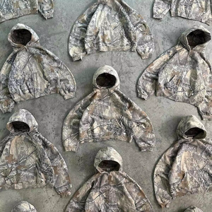 Sweat à capuche surdimensionné personnalisé pour homme, 100 % coton, écologique, broderie 3D, streetwear d'automne - Product Image 4