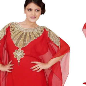 Kaftan Farasha Dubaï 2022, magnifique design marocain, style décontracté moderne, robe musulmane pour adultes, matière en coton, sensation confortable - Product Image 1