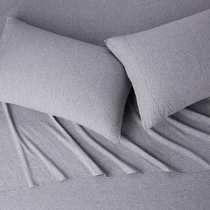 Luxe 100% coton Satin blanc ensemble de literie personnalisé King Size hôtel linge fournitures imprimé couette drap de lit couvre-lit maison - Product Image 5