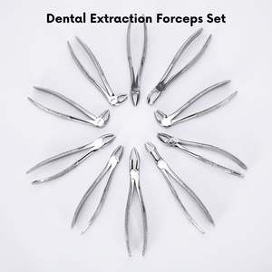 Fórceps de Extracción Dental Manual, Tamaño Adulto, Acero Inoxidable, Agarre Ergonómico, Clase I, Instrumentos Quirúrgicos de Cirugía Oral General - Product Image 5