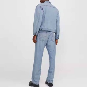 Chaqueta Vaquera Corta para Mujer, Informal, de Manga Larga, Ligera, con Botones y Bolsillos en el Pecho, Chaqueta Vaquera al por Mayor - Product Image 4