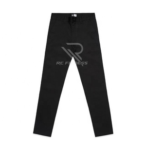 Pantalon cargo décontracté pour homme de haute qualité, coupe classique, couleur personnalisée, multi-poches, respirant, 100% coton canvas, logo personnalisé - Product Image 1