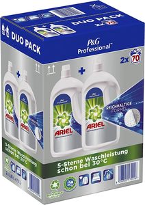 Détergent liquide jetable Ariel Professional pour la cuisine et la salle de bain 3,85 L - 2 x 70 lavages - Product Image 3