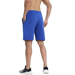 Pantalones cortos informales ligeros para hombre superventas 100% algodón transpirable y cintura elástica logotipo personalizado patrón sólido - Product Image 5