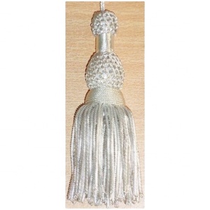 Calidad superior para elegantes y trajes Borla de alambre de lingotes hecha a medida para borla de cortina uniforme Flecos de lingotes - Product Image 2