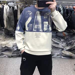 T-shirt en coton uni pour homme, taille plus, poids lourd, tricoté, thermique, durable, coupe décontractée, doux, confortable, élégant, brodé - Product Image 3