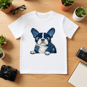 T-Shirt Unisex 100% Cotone 210GSM Stile Casual con Stampa Personalizzata Tecnica DTG Modello Rose - Product Image 3