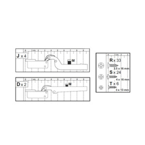 Kit Credenza 3ante Zaiken-(piede) - Product Image 2