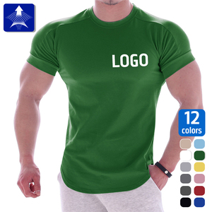 เสื้อยืดรัดรูปแขนสั้นสำหรับผู้ชาย, เสื้อยืดรัดกล้ามเนื้อแห้งเร็วสำหรับออกกำลังกายในฤดูร้อนและชุดกีฬาสำหรับใส่วิ่ง - Product Image 3