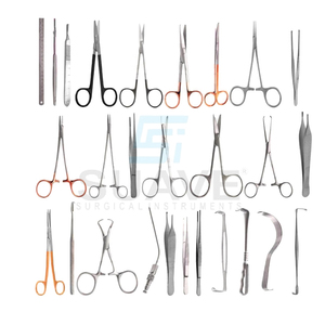 L'hôpital en acier inoxydable de qualité usine utilise un ensemble médical de 17 pièces d'instruments de chirurgie plastique par SUAVE SURGICAL INSTRUMNETS - Product Image 1