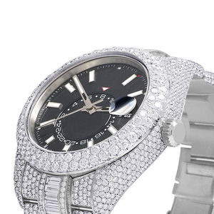 New Arrival Latest Original Leb Grown Diamond <b>Wrist</b> <b>Watch</b> Featuring With Stainless Steel Luxury Design Fashionable Jewelry - Product Image 2