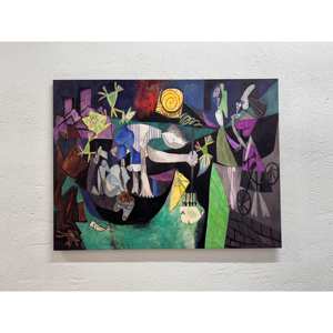 Impression sur toile de Picasso, Pêche de nuit à Antibes, 1P, toile enveloppée - Product Image 1